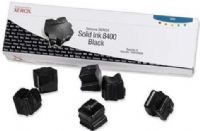 Xerox 108R00608 Black Solid Ink, For use with Xerox Phaser 8400, 3400 Pages Duty Cycle 5% Print Coverage, New Genuine Original OEM Xerox, UPC 095205024425 (108R-00608 108R 00608) 