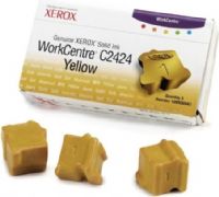 Xerox 108R00662 Solid Ink Yellow (3 Sticks) for use with Xerox WorkCentre C2424 Color Printer, Up to 3400 Pages at 5% coverage, New Genuine Original OEM Xerox Brand, UPC 095205048254 (108-R00662 108 R00662 108R-00662 108R 00662 108R662) 