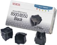 Xerox 108R00668 Solid Ink Black Toner Cartridge (Three Sticks) for use with Xerox Phaser 8500 and 8550 Color Printers, Up to 3000 Pages at 5% coverage, New Genuine Original OEM Xerox Brand, UPC 095205242331 (108-R00668 108 R00668 108R-00668 108R 00668 108R668) 