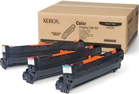 Xerox 108R00697 Color Imaging Unit (Cyan, Magenta & Yellow) for use with Phaser 7400 Color Printer, Up to 30000 Page Yield Capacity, New Genuine Original OEM Xerox Brand, UPC 095205219715 (108-R00697 108 R00697 108R-00697 108R 00697 108R697) 