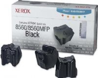Xerox 108R00726 Black Ink Cartridge, Solid ink Printing Technology, Black Color, 3 Included Qty, Up to 3400 pages Duty Cycle, For use with Xerox Phaser 8560MFP and Phaser 8560 (108R00726 108R-00726 108R 00726) 