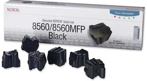 Xerox 108R00727 Black Ink Cartridge For Phaser 8560MFP Printer, Up to 3400 pages Duty Cycle, New Genuine Original OEM Xerox Brand, UPC 095205427523 (108 R00727 108-R00727 108 R00727)