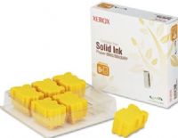 Xerox 108R00748 Yellow Solid Ink Stick, Solid Ink Print Technology, Yellow Print Color, 2333 Page Typical Print Yield, Pack of 6, For use with Xerox Phaser Printers 8860, 8860MFP, UPC 080702753428 (108R00748 108R-00748 108R 00748) 