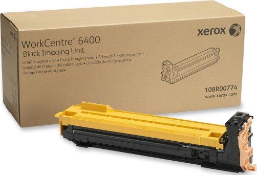 Xerox 108R00774 Black Drum Cartridge, Laser Print Technology, Black Print Color, 30000 Page Typical Print Yield, For use with Xerox WorkCentre 6400 Printer, UPC 095205740097 (108R-00774 108R00774 108R 00774)