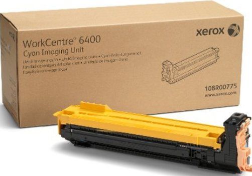 Xerox 108R00775 Standard Capacity Toner Cartridge, Laser Print Technology, Cyan Print Color, 30000 Page Typical Print Yield, For use with Xerox WorkCentre 6400 Printer, UPC 095205740066  (108R00775 108R-00775 108R 00775)