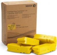 Xerox 108R00831 ColorQube Yellow Solid Ink (4-Ink Sticks) For use with ColorQube 9201/9202/9203 and ColorQube 9301/9302/9303 Printers, Approximate yield 37000 average standard pages, New Genuine Original OEM Xerox Brand, UPC 095205750270 (108-R00831 108 R00831 108R-00831 108R 00831 108R831)  