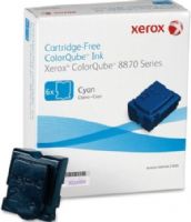 Xerox 108R00950 Colorqube Ink Cyan (6 Sticks) For use with ColorQube 8870 Solid Ink Color Printer, Approximate yield 17300 average standard pages, New Genuine Original OEM Xerox Brand, UPC 095205761405 (108-R00950 108 R00950 108R-00950 108R 00950 108R950)  