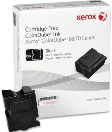 Xerox 108R00953 Colorqube Ink Black (6 Sticks) For use with ColorQube 8870 Solid Ink Color Printer, Approximate yield 16700 average standard pages, New Genuine Original OEM Xerox Brand, UPC 095205761436 (108-R00953 108 R00953 108R-00953 108R 00953 108R953) 