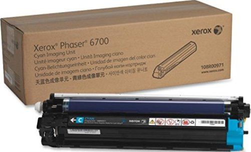 Xerox 108R00971 Imaging Drum Unit, Laser Print Technology, Cyan Print Color, 50000 Page Typical Print Yield, For use with Xerox Phaser 6700 Printer , UPC 082014030457 (108R00971 108R-00971 108R 00971)
