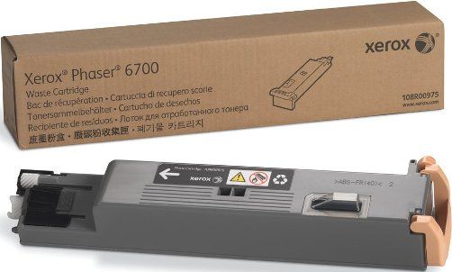 Xerox 108R00975 Waste Toner Cartridge, Laser Print Technology, 25,000 Pages Typical Print Yield, For use with Xerox Phaser 6700 Series Printer, UPC 095205761108 (108R00975 108R-00975 108R 00975 XER108R00975)