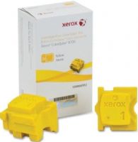 Xerox 108R00992 Solid Ink Stick, Solid ink Printing Technology, Yellow Color, 2 Qty Included, Up to 4200 pages ISO/IEC 24711 Duty Cycle, For use with Xerox ColorQube 8700, 8700S, 8700X, 8700XF, UPC 095205856163 (108R00992 108R-00992 108R 00992) 