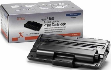 Xerox 109R00746 Standard Capacity Black Print Cartridge for use with Phaser 3150 Black and White Printer, 3500 high-quality pages at 5% coverage, New Genuine Original OEM Xerox Brand, UPC 095205048414 (109-R00746 109 R00746 109R-00746 109R 00746)