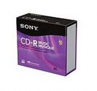Sony 10CRM80R CR-R Media 700MB 120mm Standard Form Factor, 10 Pack Slim Jewel Case, UPC 027242581463 (10CRM80 10CRM80-R) 