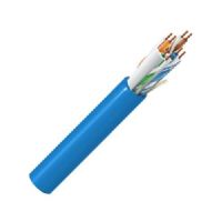 Belden 10GX32 0061000, Model 10GX32, 23 AWG, CAT6A U/UTP Cable; Blue Color; 4-Bonded-Pair; U/UTP-unshielded; Riser-CMR-Rated; Premise Horizontal cable; 23 AWG solid bare copper conductors; Polyolefin insulation; Patented Double-H spline; Ripcord; PVC jacket; UPC 612825102304 (BTX 10GX320061000 10GX32 0061000 10GX32-0061000 BELDEN) 