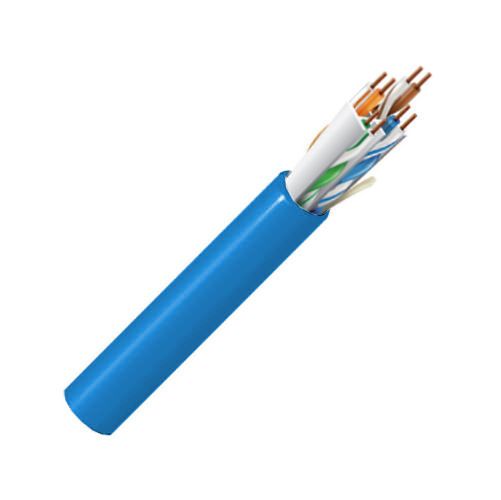 Belden 10GX32 0061000, Model 10GX32, 23 AWG, CAT6A U/UTP Cable; Blue Color; 4-Bonded-Pair; U/UTP-unshielded; Riser-CMR-Rated; Premise Horizontal cable; 23 AWG solid bare copper conductors; Polyolefin insulation; Patented Double-H spline; Ripcord; PVC jacket; UPC 612825102304 (BTX 10GX320061000 10GX32 0061000 10GX32-0061000 BELDEN)