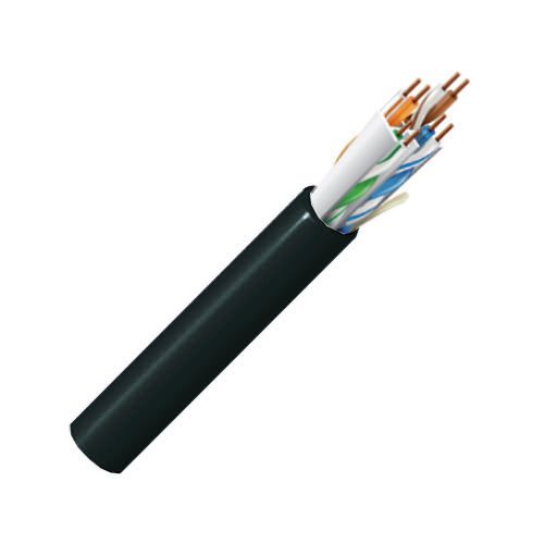 Belden 10GX32 0081000, Model 10GX32, 23 AWG, CAT6A U/UTP Cable; Black Color; 4-Bonded-Pair; U/UTP-unshielded; Riser-CMR-Rated; Premise Horizontal cable; 23 AWG solid bare copper conductors; Polyolefin insulation; Patented Double-H spline; Ripcord; PVC jacket; UPC 612825102311 (BTX 10GX320081000 10GX32 0081000 10GX32-0081000 BELDEN)