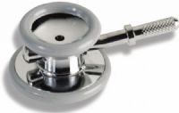 Mabis 11-585-035 Caliber Pediatric Stethoscope Chestpiece Gray, Features a uniquely raised diaphragm for greater sound amplification, Complete chestpiece with matching color nonchill ring, and retaining ring, For Caliber Series Pediatric & Newborn Stethoscopes, Complete chestpiece, Color: Gray (11-585-035 11585035 11585-035 11-585035 11 585 035) 