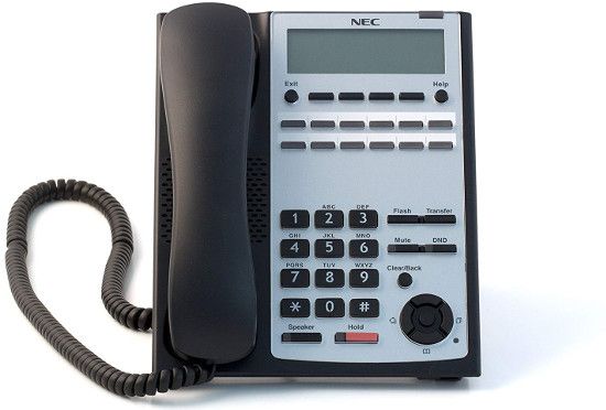 NEC Telephone Systems SL1100 Telephone System; Black; SL1100 Key Service Unit with 4 port trunk card and 4 analog ports (4x8x4); 2-Port Inmail Voicemail; Installation cable terminated and labeled on a 66-block or 24 port patch panel; UPC 714627148129 (SL1100 SL 1100 SL-1100 SL1100-NEC NECSL1100 SL1100-PHONE)