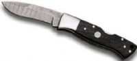 Boker 110100DAM Damascus and 3000 Year Old Oak Pocket Knife, 3 1/8" Damascus steel blade is hand forged while the handles are crafted of 3000-year-old oak, 7 3/8" Overall length, Weight 4.4 oz., UPC 788857004111 (110100-DAM 110100 DAM) 