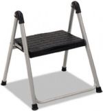 Cosco 11014PBL1E One Step Step Stool Steel w/o handle, Lightweight: Easy to carry for multiple household tasks. Secure & Stable: Large platform step with slip-resistant feet.Easy to Use: One-hand easy-release fold and unfold.Easy to Store: Compact design to fit in small spaces, Height: 17.126", Width: 15.551", Depth: 13.976", Net Weight: 3.08 lbs, UPC 044681310102 (11014PBL1E 11014PBL1E) 
