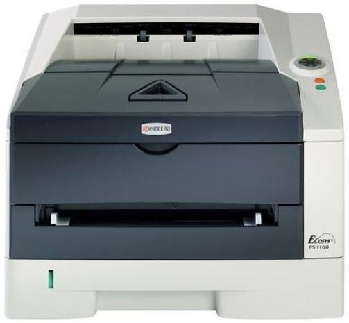 Kyocera 1102H52US0N Model FS-1100N Small Office Workgroup Black & White Laser Printer with Network Interface Card (NIC), Fast 30 Page per Minute, PowerPC405F5/360MHz Controller, Standard 1200 dpi Print Resolution for Crisp Output, Standard 32MB Memory, High Speed 2.0 Connection, Max Monthly Duty Cycle 20,000 Pages Per Month (1102-H52US0N 1102H 52US0N 1102H52US0 FS1100N FS 1100N FS-1100)