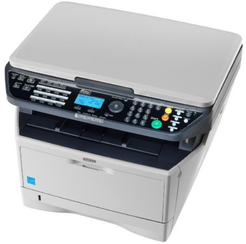 Kyocera 1102H92US0 Model FS-1028MFP Black and White Multifunctional Printer, Fast output speed of 30 pages per minute, Standard print, copy and color scan, Standard duplex and 300 sheet paper capacity, First Copy Out Time 6.9 Seconds, First Print Out Time 6.0 Seconds, 256MB RAM Memory, Continuous Copy 1-999/Auto Reset to 1 (1102-H92US0 1102 H92US0 FS1028MFP FS 1028MFP)