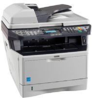 Kyocera 1102JN2US0 Model FS-1128MFP Black and White Multifunctional Printer with Document Processor, Fast output speed of 30 pages per minute, Standard print, copy, fax, and color scan, Standard duplex and 300 sheet paper capacity, First Copy Out Time 6.9 Seconds, First Print Out Time 6.0 Seconds, 256MB RAM Memory (1102-JN2US0 1102 JN2US0 FS1128MFP FS 1128MFP) 