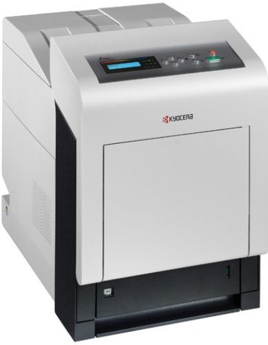 Kyocera 1102K82US0 Model FS-C5350DN Small Office Workgroup Color Laser Printer, Fast output speed of 32 pages per minute, First Print Out Time Colo: 10.0 seconds or less, 600 x 600 dpi, 9,600 x 600 multi bit interpolated resolution, Standard 256MB Memory, Upgradable to 1280MB via 144 pin DDR2 SDRAM DIMM (1 slot), Standard Duplex (1102-K82US0 1102 K82US0 FSC5350DN FS C5350DN)