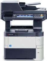 Kyocera 1102NX2US0 ECOSYS M3540idn Black and White Multifunctional Network Printer; Standard 7" Color Touch Screen with Tablet-Like Home Screen; Fast Output Speed of 42 Pages per Minute; Standard Print, Copy, Color Scan and Fax; Resolution 600 x 600 dpi, 1,800 x 600 multi bit interpolated resolution; Warm Up Time 21 seconds or less from main power on; UPC 632983031834 (1102-NX2US0 1102NX-2US0 1102NX2-US0 1102 NX2US0)  