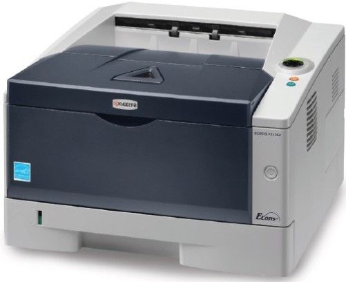 Kyocera 1102PH2US0 ECOSYS P2135d Black & White Printer; Fast Output Speed of 37 Pages per Minute, Warm Up Time 15 seconds or less from main power on, 10 seconds or less from sleep mode; PowerPC 405F5/360MHz Controller; First Page Out 6 seconds or less; Maximum Monthly Duty Cycle 50000 Pages; Crisp Black & White Prints; UPC 632983032978 (1102-PH2US0 1102 PH2US0 1102PH-2US0 1102PH 2US0) 