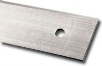 Alvin 1109-24 Series 1109, 24" Tempered Stainless Steel Cutting Straightedge; Constructed of 2" wide spring-tempered stainless steel with a beveled edge and convenient hanging hole; 2.5mm thick for just the right rigidity; Attractive brushed surface to minimize glare; Perfect for all kinds of cutting requirements; 24" long; Dimensions 24" x 2" x 0.25"; Weight 1.25 lbs; UPC 088354057857 (ALVIN110924 ALVIN 110924 1109 24 1109-24) 