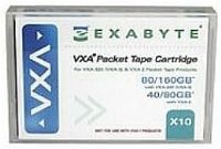 Exabyte 111.00206 VXA Tape X10 Removable Storage Media, 86GB native / 172GB compressed Capacity, 124 meters Tape Length.; PC Hardware Platform (111 00206 11100206  111-00206) 