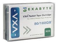 Exabyte 111.00221 Data Tape Cartridge 8mm VXA 230m 80/160GB X23 Tape Media; 500 minimum uses, Competitive pricing to DDS; Native Capacity 160 GB; Compressed Capacity 320 GB; Uses VXA Packet Technology for the most reliable restore in tape; X23, X10 and X6 tapes are NOT compatible with VXA-1, UPC 709550009920 (111.00221 11100221 111-00221 111 00221)