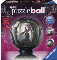 Ravensburger 11135 Dusky Dream World PuzzleBall (540 pcs), Perfectly crafted, curved puzzle pieces allow for an exact fit and are easily assembled to form a solid, smooth ball, Includes Base Stand, EAN 4005556111350 (RAVENSBURGER11135 RAVENSBURGER-11135 11135 11-135 111-35) 