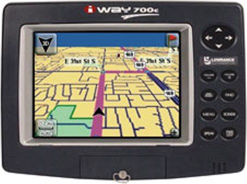 Lowrance 11257 iWAY 700C GPS+WAAS Receiver, 7