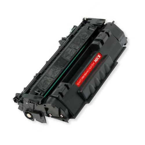 Clover Imaging Group 113858P Remanufactured MICR Black Toner Cartridge To Replace HP Q5949A; Yields 2500 Prints at 5 Percent Coverage; UPC 801509134872 (CIG 113858P 113 858 P  113-858-P Q 5949A Q-5949A)
