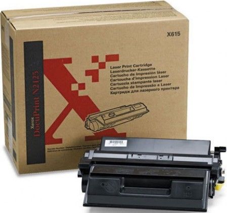 Xerox 113R00445 Model 113R445 Standard-Capacity Black Toner Cartridge for use with Xerox DocuPrint N2125 Laser Printer, Up to 10000 Pages at 5% coverage, New Genuine Original OEM Xerox Brand, UPC 095205134452 (113-R00445 113 R00445 113R-00445 113R 00445)