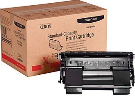 Xerox 113R00656 Standard Capacity Black Toner Cartridge For use with Phaser 4500 Monochrome Printer, Approximate yield 10000 average standard pages, New Genuine Original OEM Xerox Brand, UPC 095205770551 (113-R00656 113 R00656 113R-00656 113R 00656 113R656) 