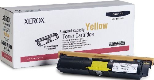 Xerox 113R00690 Yellow Toner Cartridge, Laser Print Technology, Yellow Print Color, 1500 Pages Typical Print Yield, For use with Xerox Phaser 6120 Printer, UPC 095205219425 (113R00690 113R-00690 113R 00690) 