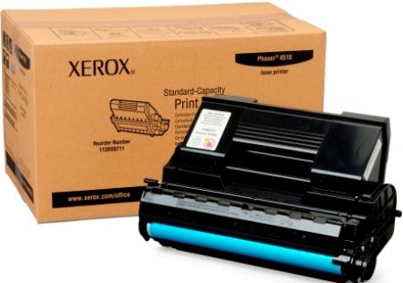 Xerox 113R00711 Standard-Capacity Print Cartridge for use with Phaser 4510 Monochrome Laser Printer, 10000 Page Yield Capacity, New Genuine Original OEM Xerox Brand, UPC 095205427882 (113-R00711 113 R00711 113R-00711 113R 00711 113R711) 