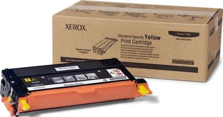 Xerox 113R00722 Yellow Standard Capacity Print Cartridge for use with Phaser 6180 and 6180MFP Color Laser Printers, 2000 Page Yield Capacity, New Genuine Original OEM Xerox Brand, UPC 095205426656 (113-R00721 113 R00721 113R-00721 113R 00721 113R721) 