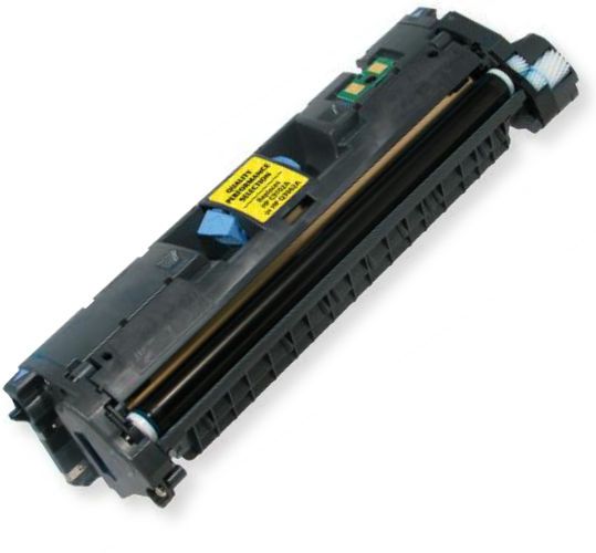Clover Imaging Group 114027P Remanufactured Yellow Toner Cartridge To Repalce HP C9702A, Q3962A; Yields 4000 Prints at 5 Percent Coverage; UPC 801509135558 (CIG 114027P 114 027 P 114-027-P C 9702 A Q 3962 A C-9702-A Q-3962-A)