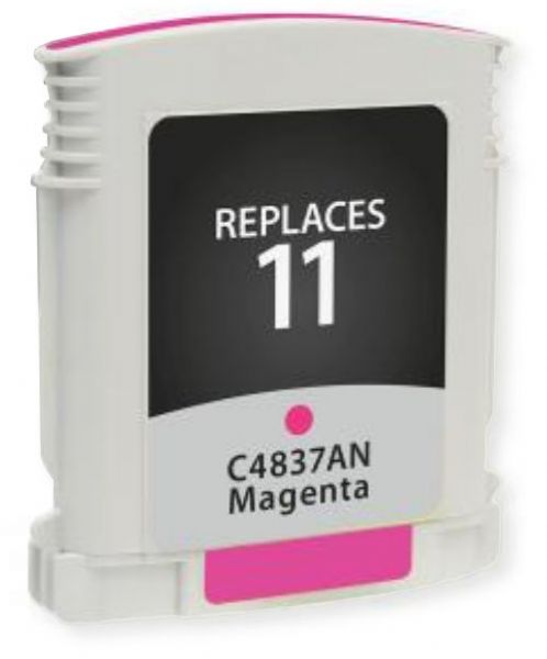 Clover Imaging Group 114226 Remanufactured Magenta Ink Cartridge To Replace HP C4837AN; Yields 1750 Prints at 5 Percent Coverage; UPC 801509141610 (CIG 114226 114 226 114-226 C-4837AN C 4837AN)