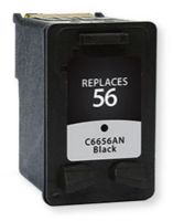 Clover Imaging Group 114507 Remanufactured Black Ink Cartridge To Replace HP C6656AN, HP56; Yields 520 Prints at 5 Percent Coverage; UPC 801509137231 (CIG 114507 114 507 114-507 C6 656AN C6-656AN HP-56 HP 56) 