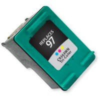 Clover Imaging Group 114546 Remanufactured Tri-Color Ink Cartridge To Replace HP C9363WN, HP97; Yields 560 prints at 5 Percent Coverage; UPC 801509137347 (CIG 114546 114 546 114-546 C9 363WN C9-363WN HP-97 HP 97) 