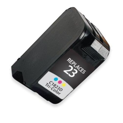 Clover Imaging Group 114575 Remanufactured Tri-Color Inkjet Cartridge To Replace HP C1823D; Yields 640 Prints at 5 Percent Coverage; UPC 801509137606 (CIG 114575 114 575 114-575 C-1823D C 1823D)