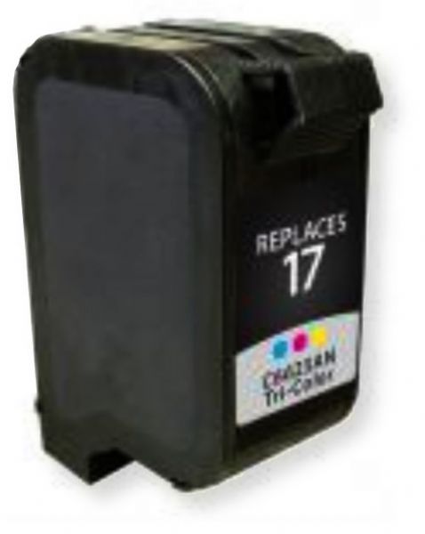 Clover Imaging Group 114757 Remanufactured Tri-Color Ink Cartridge To Replace HP C6625AN, HP17; Cyan, Magenta, and Yellow; Yields 410 Prints at 5 Percent Coverage; UPC 801509138399 (CIG 114757 114 757 114-757 C6 625AN C6-625AN HP-17 HP 17)