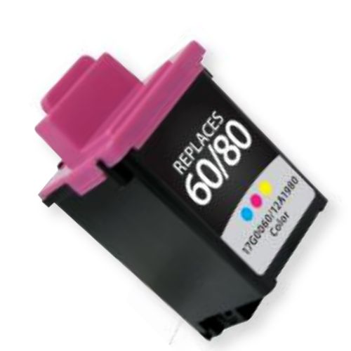 Clover Imaging Group 114761 Remanufactured Tri-Color Ink Cartridge To Replace Lexmark 12A1980, 17G0060; Yields 450 Prints at 5 Percent Coverage; UPC 801509138436 (CIG 114761 114-761 114 761 12A 1980 17G 0060 12A-1980 17G-0060)
