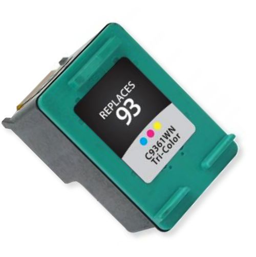 Clover Imaging Group 114950 Remanufactured Tri-Color Ink Cartridge To Replace HP C9361WN, HP93; Yields 220 prints at 5 Percent Coverage; UPC 801509139525 (CIG 114950 114 950 114-950 C9 361WN C9-361WN HP-93 HP 93)