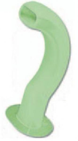 SunMed 1-1500-80 Traditional Guedel Airway, Oralpharyngeal, Small Adult, 80mm, Size 3, Green, Box 50 units (1150080 1 1500 80)